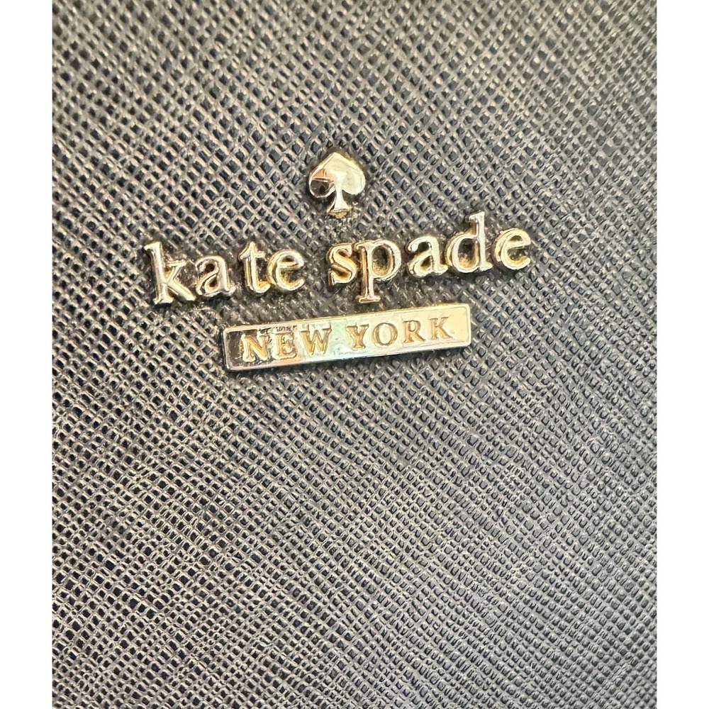 Kate Spade New York Black Saffiano Leather Satchel Crossbody Bag Shoulder Purse - Picture 3 of 8